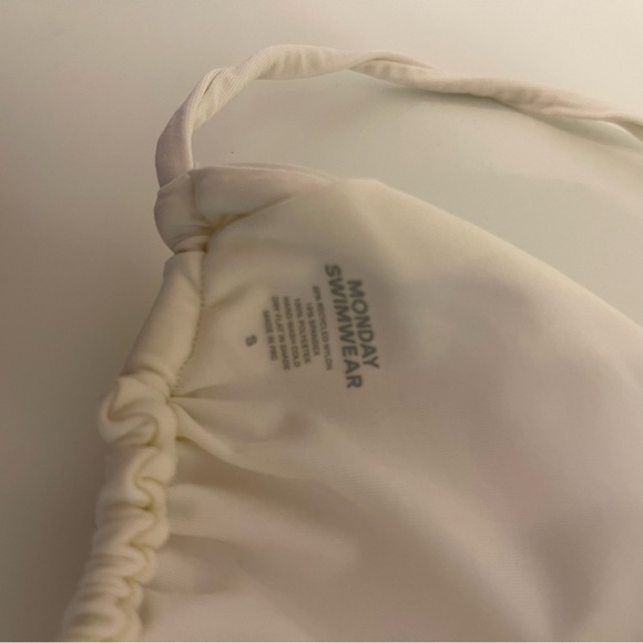 Monday swimwear Palma top and bottom 
Size small 
color is ivory - Picture 7 of 8